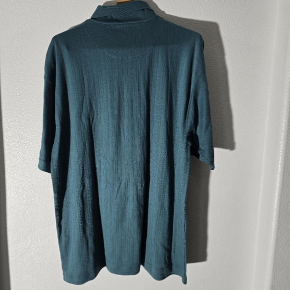 Haggar EZ's polo shirt sea green men's size large - Picture 4 of 5